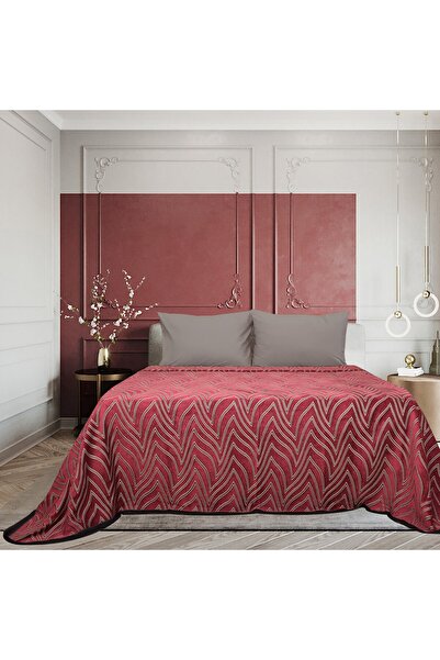 Lidoma Home ELVIRA CIFT KISILIK țesătură pichet SETURI / ROȘU FĂRĂ PERNE