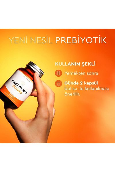 Next Microbiome Fiberbiome-Guard Prebiotic Food Supplement