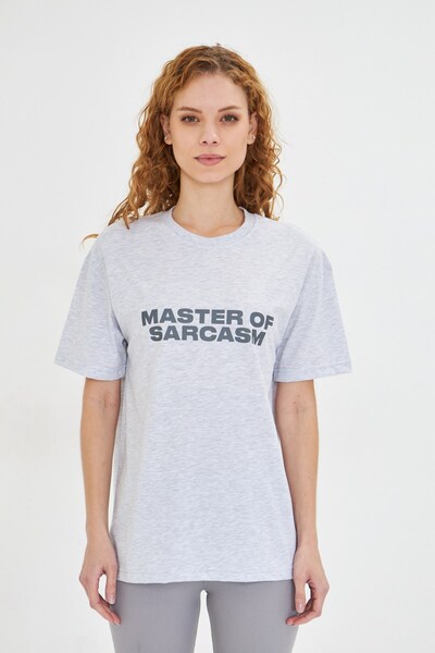 GIA - ART Жіночий футболка з коротким рукавом і принтом «Майстер сарказму», 1...