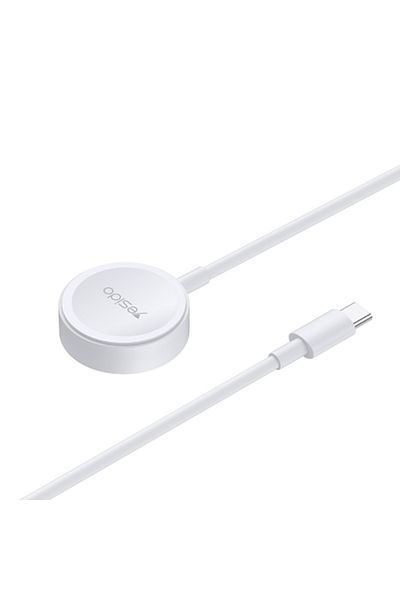 Yesido CA112 For Apple Watch USB-C / Type-C Wireless Magnetic Watch Charger, Cable Length: 1m(White)