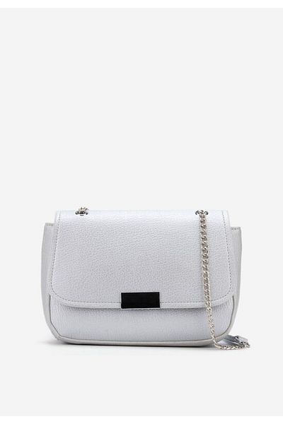 B T Shoes Silver Esara shoulder bag