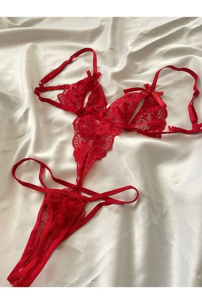 LadyRoseCollection Fantezi Body Dantel Detaylı