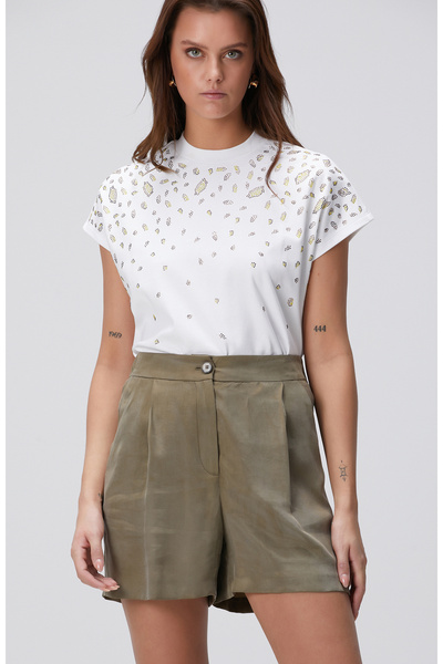 Network Beyaz T-shirt