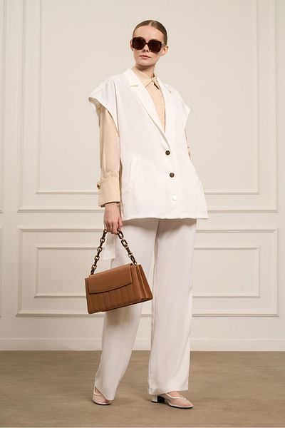 FTZ WOMEN Ftz Tansel Suit Ecru 31051