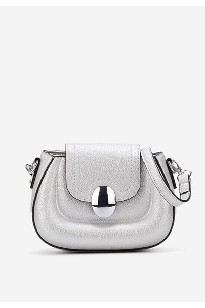 B T Shoes Laera V4 silver handbag