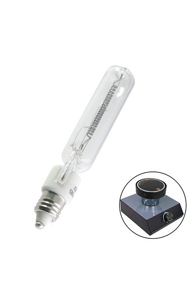 MIBRU Halogen Beam Stove Lamp – 5-Level Heat Lamp for Coffee Brewing, Infrared, No Flame