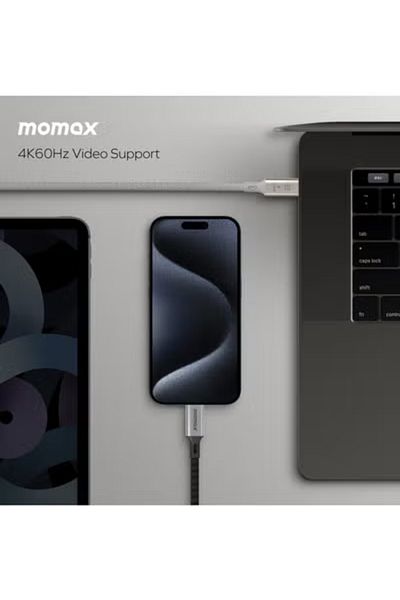 Momax Elite 100W USB-C to USB-C 3.2 GeN 2x2 20Gbps Cable [1 Meter] - Black
