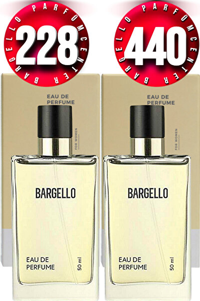 Bargello 228 Kadın Parfüm Oriental 50 ML EDP + 440 Kadın Parfüm Fresh 50 ML EDP