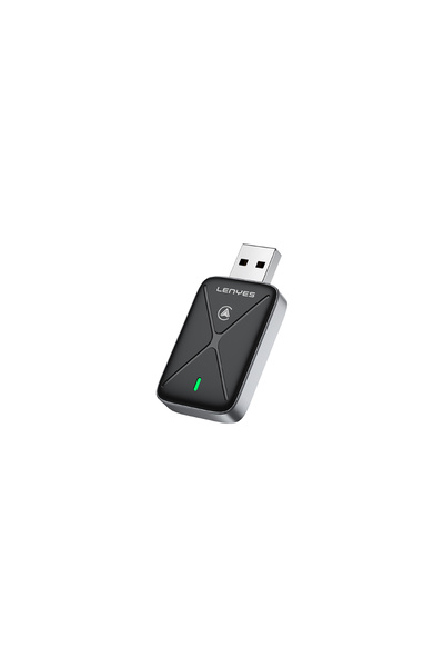 Lenyes Wireless Transmitter Adaptör Lenyes LCP01 USB Bluetooth 5.0 Siyah