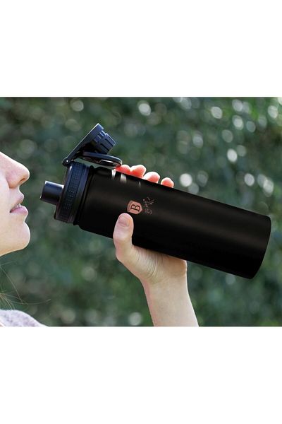 Berlinger Haus Sticla sport otel inoxidabil 18/10 Black Rose Collection 0,54 l