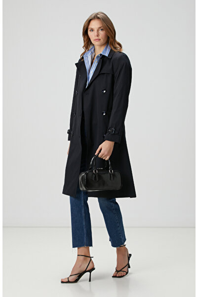 Network Lacivert Pardösü