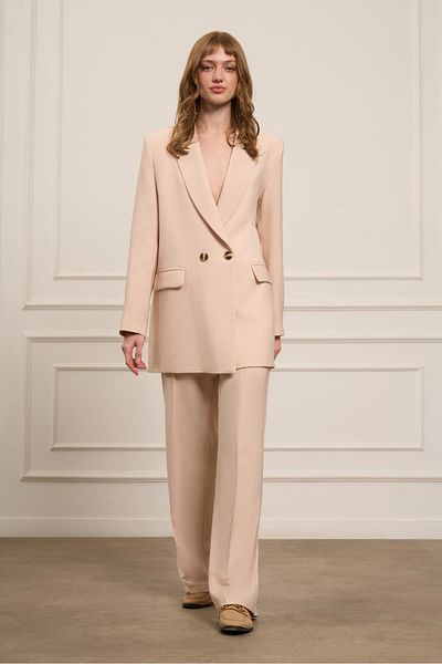 FTZ WOMEN Women's Blazer Suit Beige 31065