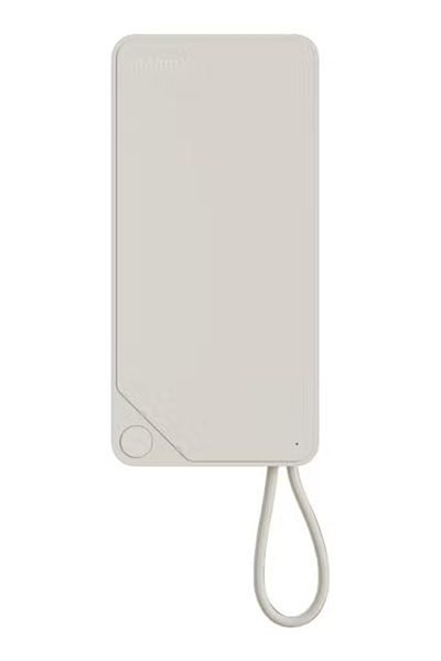 Momax 1-Power X Battery Pack 20000 mAh Power Bank with Built-in USB-C PD Cable - White