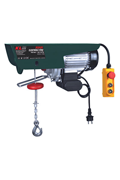 Genel Markalar KLV600 1900Watt 600/1200Kg Elektrikli Halatlı Vinç