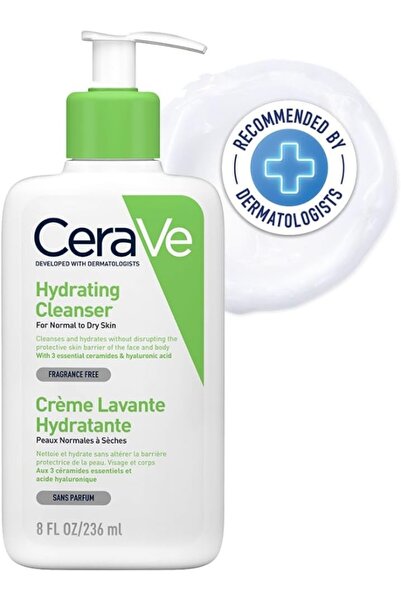 CeraVe Hydrating Cleanser | Face and Body Wash for Normal to Dry skin with Hy...