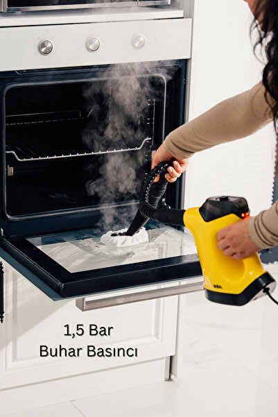 Sinbo SSC-6424 9 in1 Çok Fonksiyonlu El Tipi Basınçlı Buharlı Temizlik Makinesi-Kesintisiz Buhar Özellikli