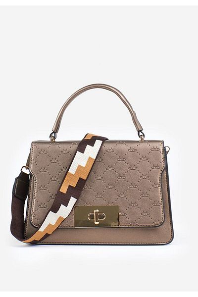 B T Shoes Geanta Crossbody Upscale bronz