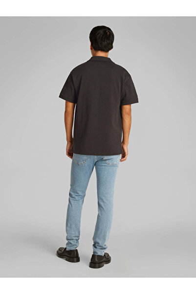 Calvin Klein WOVEN LABEL POLO
