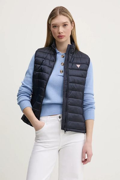 Guess Jeans Women's blue sports vest whab2 Guess jeans