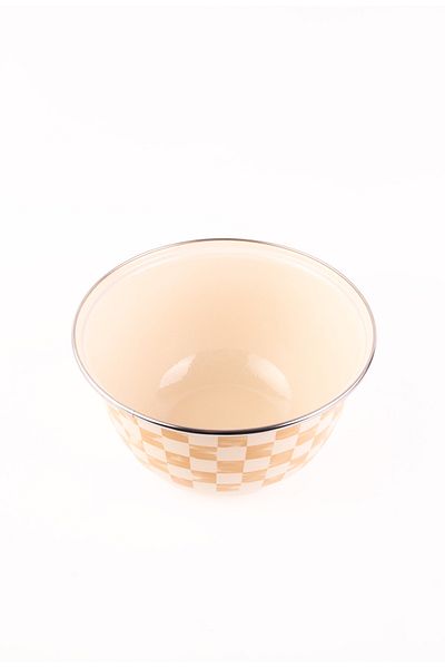 EMAYlab 24cm - 4Lt Document Enamel Mixing Bowl