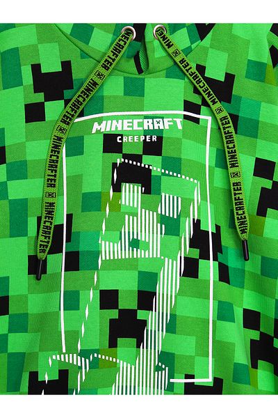 DobaKids Without Rosette with Green Gate Winter Men's and Children's Sweatshirt Hoodie 3 Rope Minecraf Maycraft