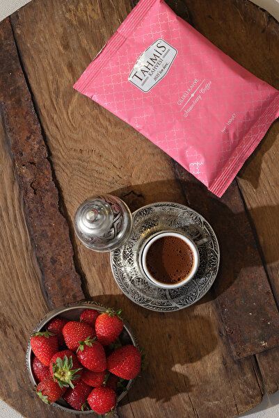 Tahmis Single Package Turkish Coffee with Mountain Strawberries 100 gr