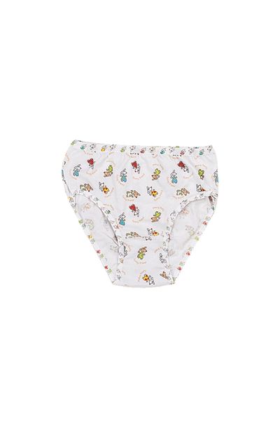 Ceylanoğlu Lycra Printed Girl's Panties 4-5-6 Years Old Mixed Patterned Pack of 6