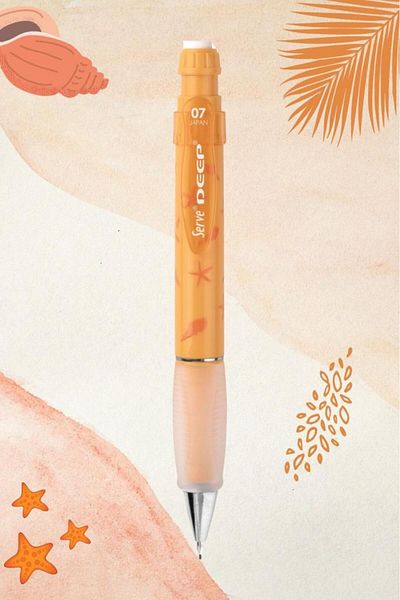 Serve Deep Versatil Pen Nature Theme - Mustard Yellow (Sea Star)