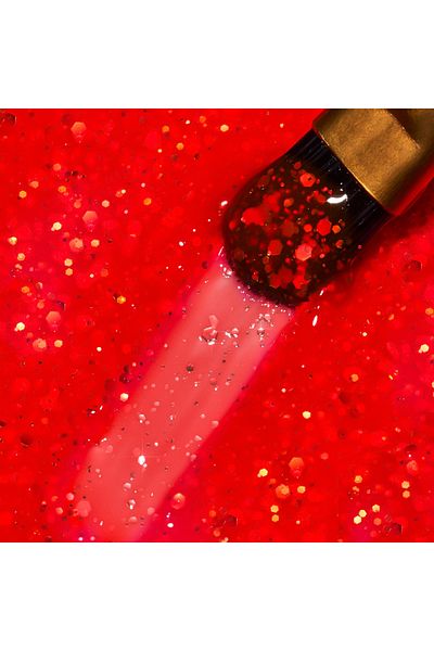 Cupio Glitter Neon Builder Gel - Summer Flame 15ml