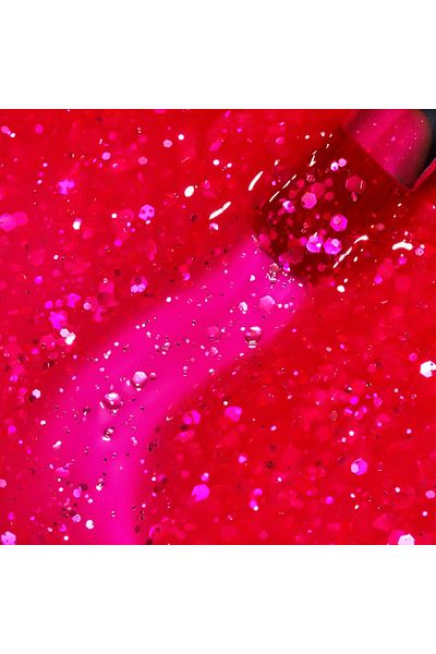 Cupio Glitter Neon Builder Gel - Hot Lips 15ml