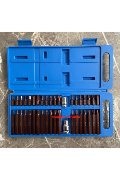 DMR S2ÇELİK 40PARÇA OTOMOTİV SETİ BİTS UÇ SETİ KALIN ALYAN TORK SETİ TAKIMI