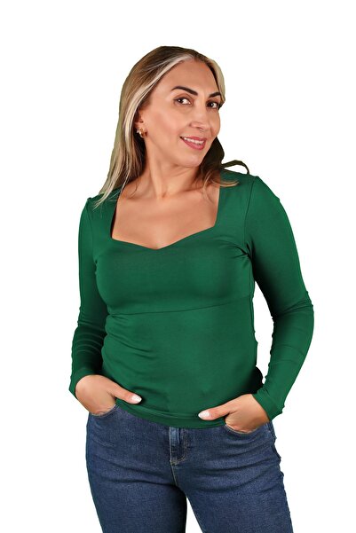 BALİNS Uzun Kollu Süprem Kare/V Yaka Tişört