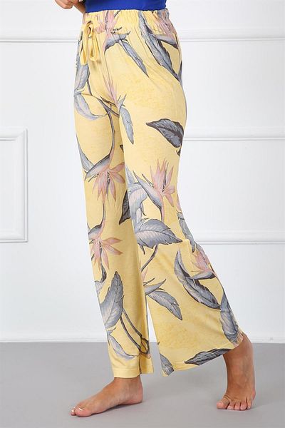 Celira Combed Cotton Wide Leg Trousers 210019