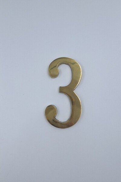 Kalender Döküm رقم الباب رقم الباب النحاسي رقم 12 سم رقم: 3