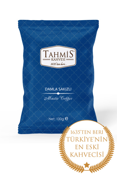 Tahmis Tek Paket Damla Sakızlı Türk Kahvesi 100 Gr