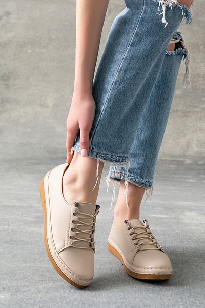 golder Pantofi sport pentru femei Lucca Crem