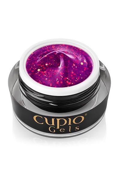 Cupio Glitter Neon Builder Gel - Summer Babe 15ml