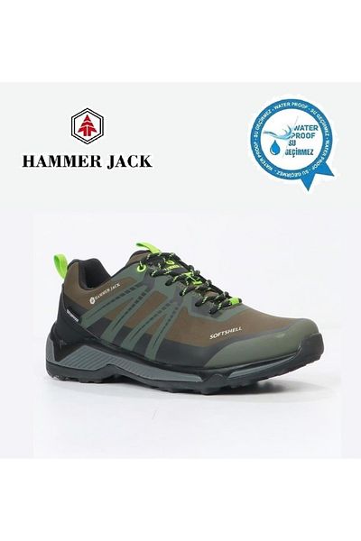 Hammer Jack Khaki Green Unisex Trekking Ankle Boots Shoes 23752 Waterproof Outdoor Sneaker