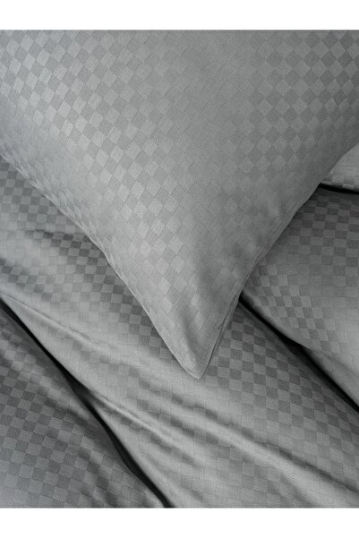 Cotton Box Plaid Ranforce Tek Kişilik Nevresim Takımı Gri