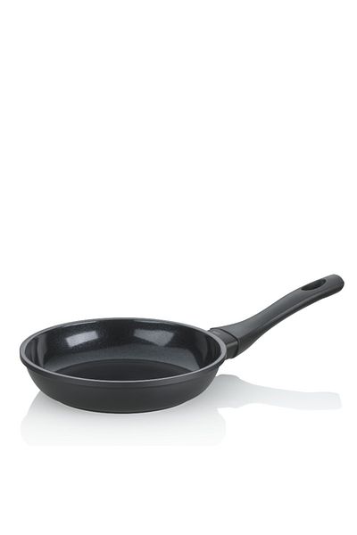 KELA Keck Lang Frying pan with ceramic surface 20 cm ATURA black Teflon-free