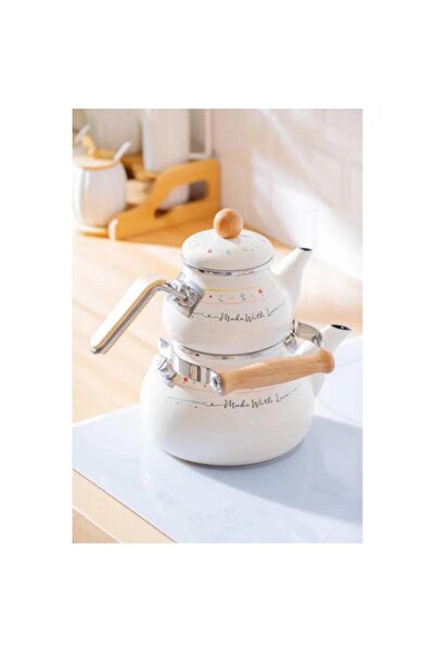 ACAR Made With Love Emaye Çaydanlık Takımı MSM105