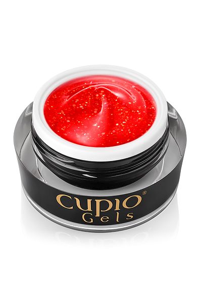 Cupio Glitter Neon Builder Gel - Summer Flame 15ml
