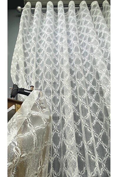 Taç Seher New Design - Rustic Eyelet Tulle Curtain