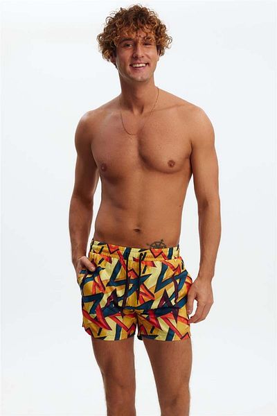 Louren Men's Zigzag Swim Shorts
