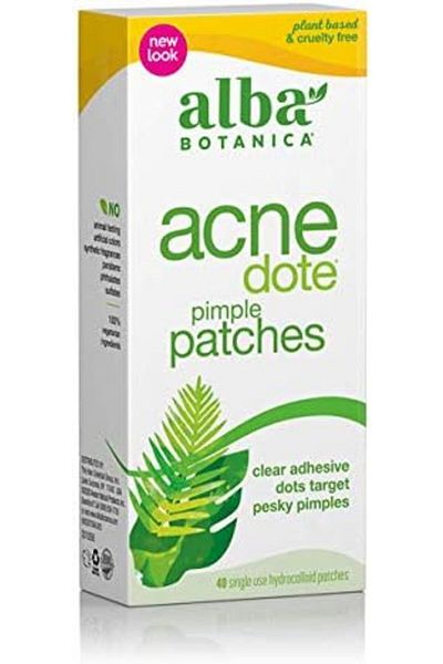 Alba Botanica لصقات حب الشباب من أكنيدويت للوجه - 40 لصقة