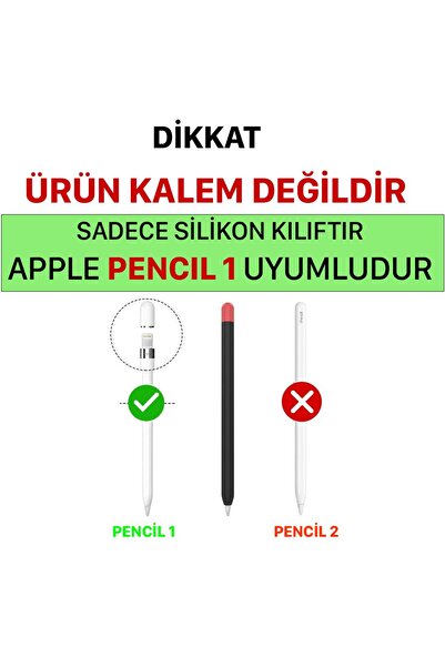 NovStrap Apple Pencil 1 Generation Compatible Case Apple Pencil 1 Silicone Protection Case