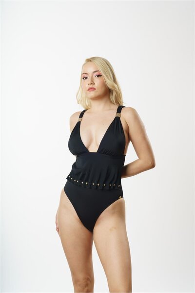 Louren NM2969 - ملابس السباحة برقبة على شكل حرف V