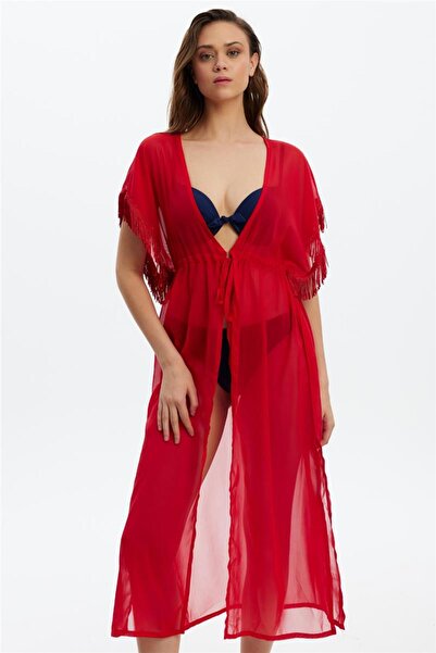 Louren P5119 شرابة قصيرة الأكمام صوفية