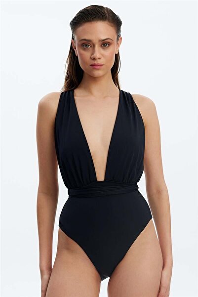 Louren M2712 ملابس السباحة المثلثة الطويلة