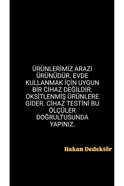 hakan dedektör Tektek